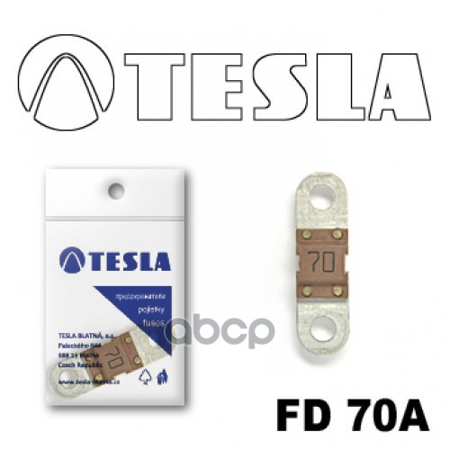 Fd 70A Предохранитель Midi , Шт Fd70a TESLA арт. FD70A