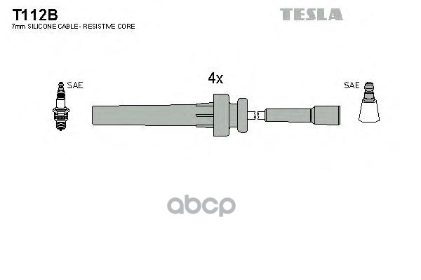 Провода высоковольтные компл. Chrysler TESLA T112B TESLA арт. T112B
