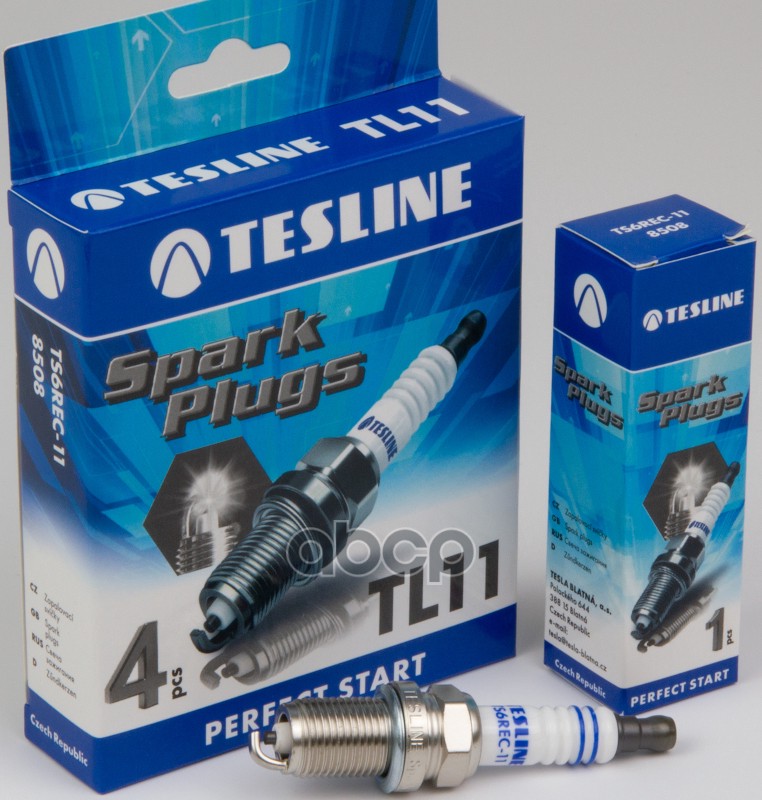 Свечи Зажигания К-Т 4 Шт.(5282) Bcpr6es-11 Lada 110/Granta/Kalina/Priora Двиг.16v Инжектор Tesla Tl11 TESLA арт. TL11