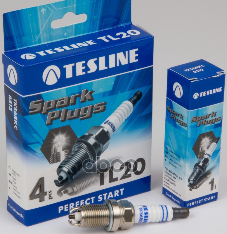 Свечи Зажигания К-Т 4 Шт.(2288) Bkr6ek Lada Largus, Renault Logan Дв. Рено 8V 2-Х Контакт Tesla Tl20 TESLA арт. TL20