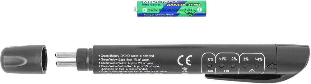 Тестер Тормозной Жидкости На Батарейке THORVIK арт. BFT