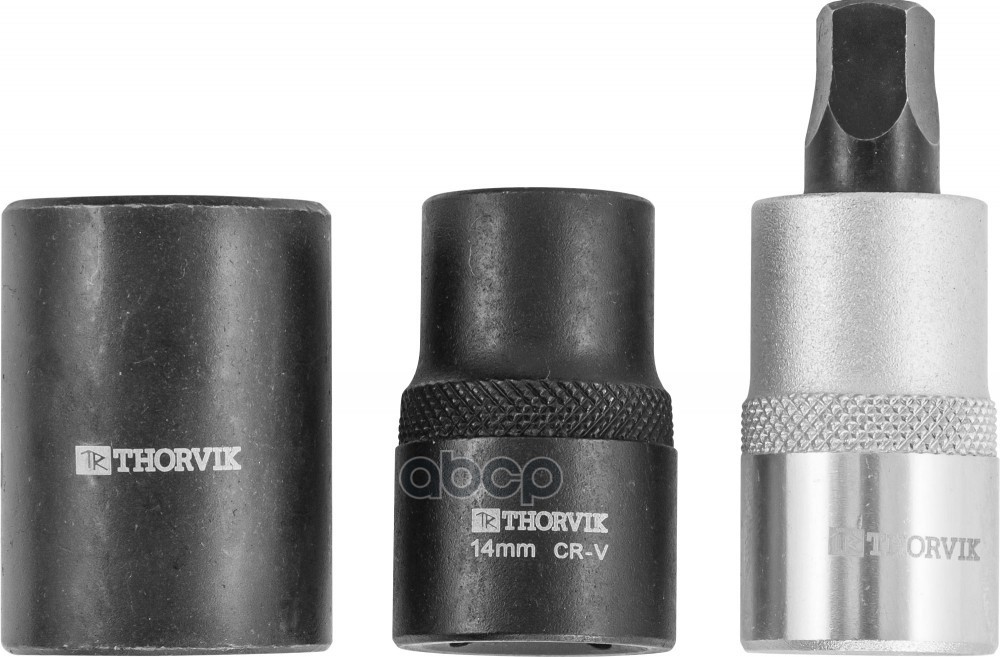 Набор Головок Для Обслуживания Тормозных Механизмов 1/2Dr, 3 Предмета THORVIK арт. PBCSS3