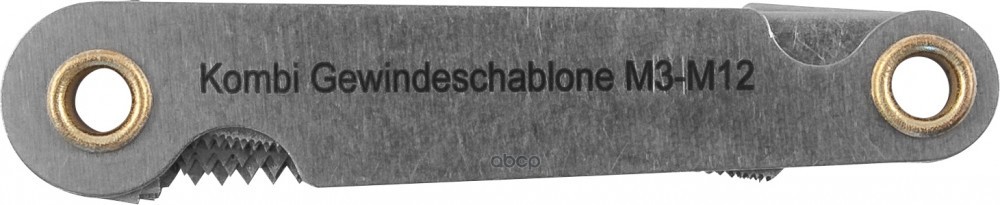 Резьбомер 14 Пр: Метричесий Для Наружних И Внутренних Резьб THORVIK арт. PG14SC