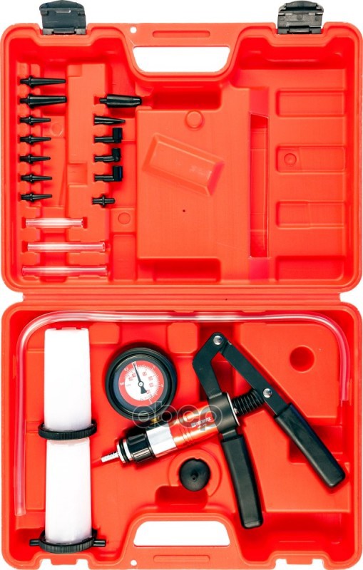Насос Вакуумный Для Проверки Герметичности В Наборе, Насос, Емкость, Шланг, Переходники, 19 Предметов THORVIK арт. VPP