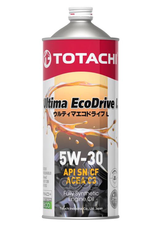 TOTACHI Масло моторное синтетическое TOTACHI Ultima Ecodrive L 5W-30 SN/CF, C3 1л