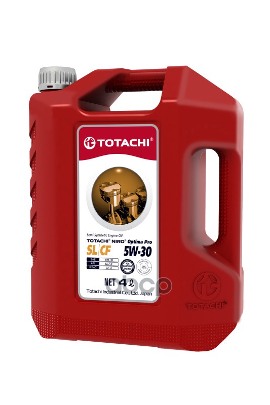 TOTACHI Масло моторное TOTACHI Optima PRO Semi-Synthetic 5W-30 полусинтетическое 4 л 1C504