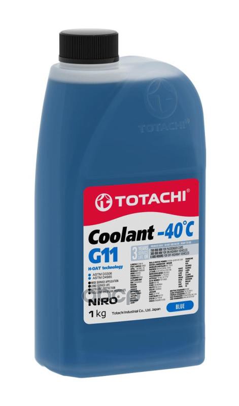 Антифриз Синий Niro Coolant -40C G11 1Кг TOTACHI арт. 46301