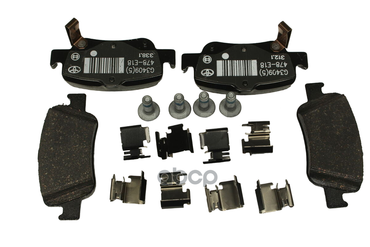 Колодки Тормозные (См.0446602291-Уточнить По Vin В Epc) 04466-02292 TOYOTA арт. 04466-02292