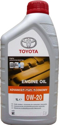 TOYOTA Масло Моторное Toyota Engine Oil 0W-20 Синтетическое 1 Л 08880-83885