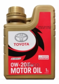 TOYOTA Масло моторное TOYOTA (пластиковая канистра) 0W-20 GF-6A 1Л. 08880-84356