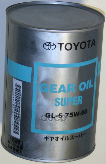 Масло трансмиссионное Toyota GEAR OIL SUPER GL-5 75W90 1 л 08885-02106 TOYOTA арт. 08885-02106