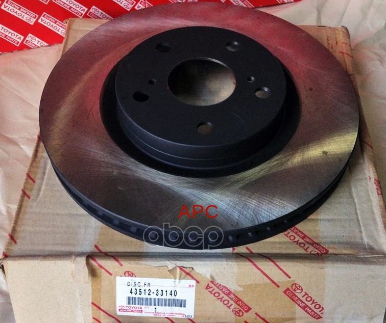 Диск тормозной передний TOYOTA Camry TOYOTA 43512-33140 TOYOTA арт. 43512-33140