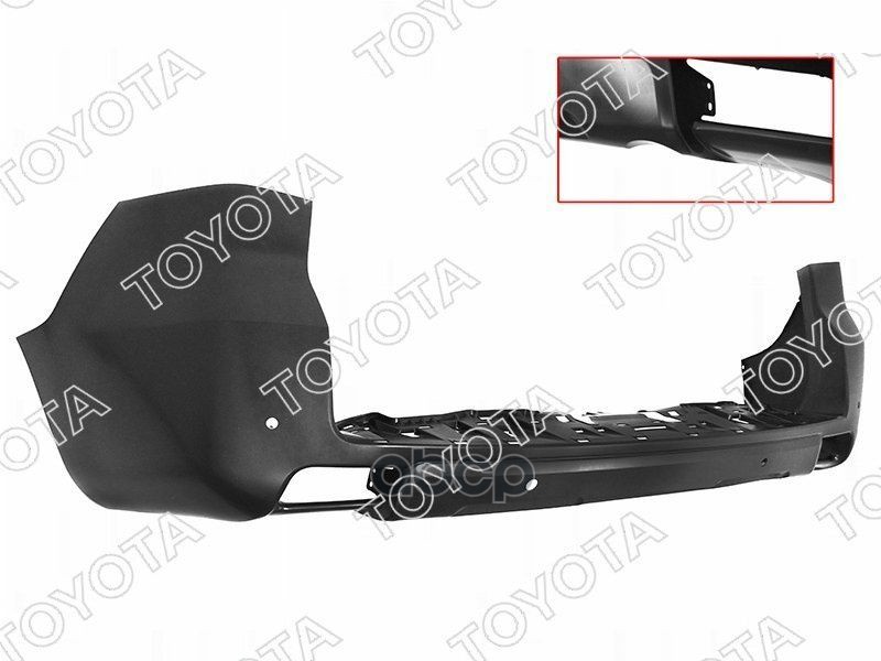 Бампер задний Toyota Land Cruiser Prado (J150) 17-20 (Под сонары(парктроники)) TOYOTA арт. 52159-6A964