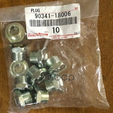 Пробка сливная/заливная МКПП TOYOTA 90341-18006 TOYOTA арт. 90341-18006