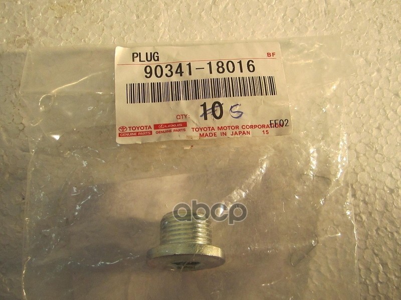 Пробка Toyota Avensis (T250,T270) 03-18 / Caldina 92-02 TOYOTA арт. 90341-18016
