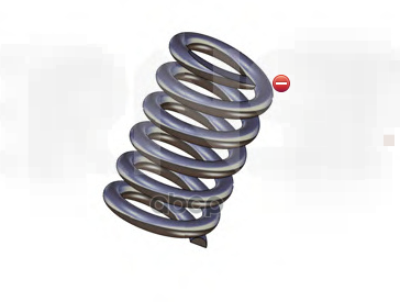 Пружинка крепежа выхлопной системы 90501-35037 TOYOTA арт. 90501-35037