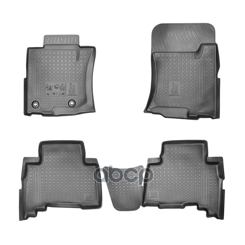 КОВРИК ВСЕСЕЗОННЫЙ ЧЁРНЫЙ, К-Т, 5 МЕСТ, LC150 13  PZ4N1-J2350RJ TOYOTA арт. PZ4N1-J2350RJ