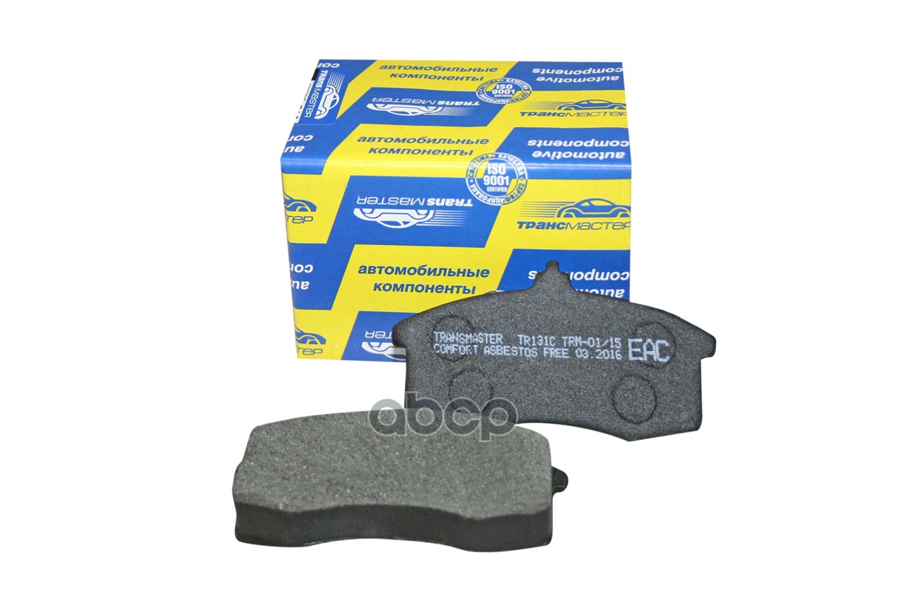 Колодки дискового тормоза с накладками в сборе передняя ось для а/м ВАЗ 1111-3501080 Transmaster T TRANSMASTER арт. TR131C