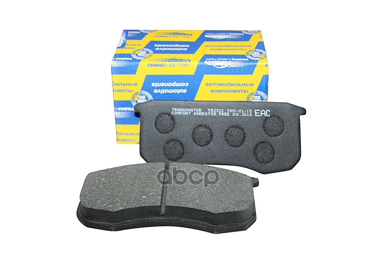 Колодки дискового тормоза с накладками в сборе передняя ось для а/м  УАЗ 3160-3501090 Transmaster TRANSMASTER арт. TR221C