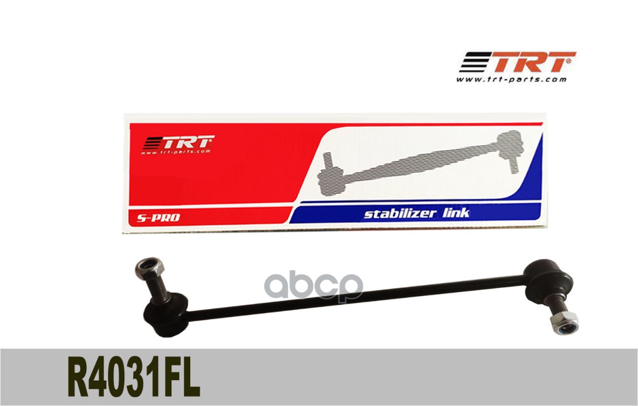 Тяга стабилизатора передняя R4031FL TRT 1J0411315D левая SKODA Octavia 1997-2011 TRT арт. R4031FL