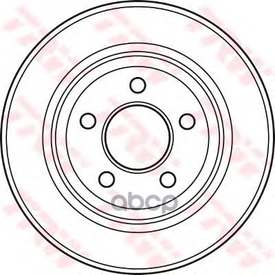 Диск тормозной передний DODGE Caravan II/Chrysler Voyager III all 95-01 TRW DF4882 TRW арт. DF4882