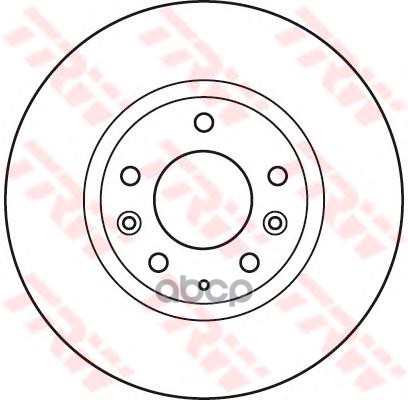 Диск тормозной передний TRW DF4958S TRW арт. DF4958S
