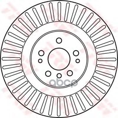 Диск тормозной передний TRW DF6013S TRW арт. DF6013S