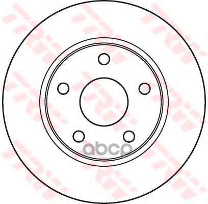 Диск Тормозной | Перед | TRW арт. DF6037