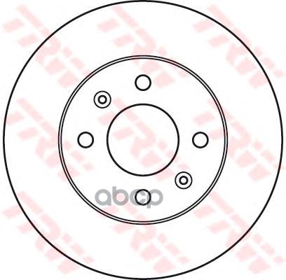 Диск Тормозной | Перед | TRW арт. DF6040