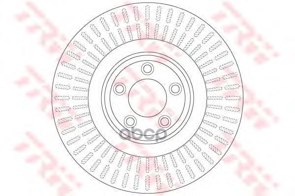 Диск тормозной передний Jaguar XF CC9, XJ (X35, J12, J24) DF6146S TRW арт. DF6146S