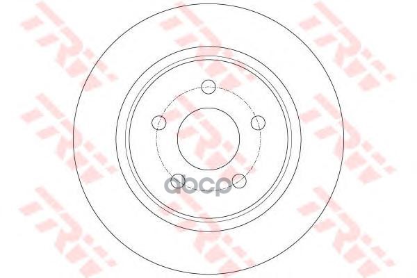 Диск тормозной задний FORD C-Max,Kuga,Transit Connect TRW DF6150 TRW арт. DF6150