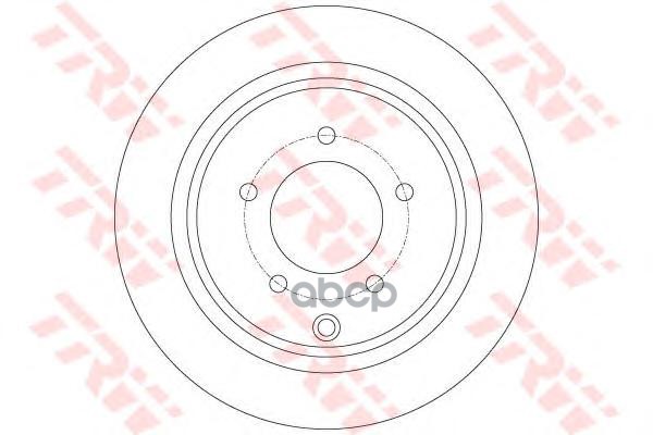Диск тормозной задний CITROEN/PEUGEOT/LANCIA/MITSUBISHI Outlander/ASX TRW DF6177 TRW арт. DF6177