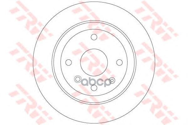 Диск тормозной задний TRW DF6360 TRW арт. DF6360