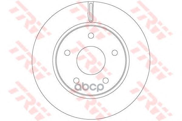 Диск Тормозной Chrysler: Grand Voyager V 07- TRW арт. DF6415