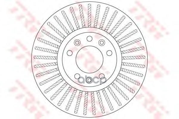 Диск тормозной передний CITROEN C4 Picasso II/PEUGEOT 308 II 2014-> TRW DF6419 TRW арт. DF6419