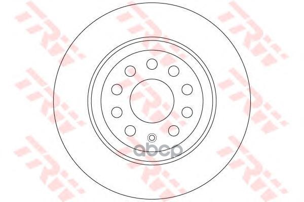 Диск тормозной задний VW GOLF VII 300мм DF6504 TRW арт. DF6504