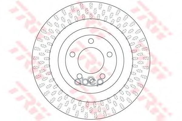 Диск тормозной задний RANGE ROVER IV, SPORT (LW) 4x4 DF6505S TRW арт. DF6505S