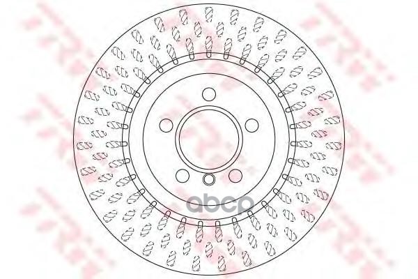 Диск тормозной передний RANGE ROVER III DF6506S TRW арт. DF6506S