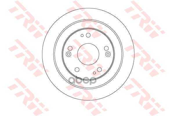 Диск Тормозной Задний Honda Civic Hatchback 2012-> /D=276Mm Trw Df6526 TRW арт. DF6526
