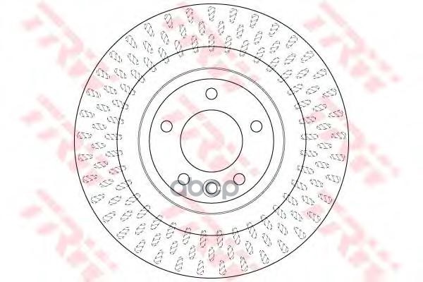 Диск тормозной задний RANGE ROVER SPORT (LW) (4/13- ) DF6528S TRW арт. DF6528S
