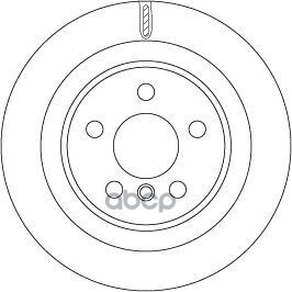 Диск тормозной задний BMW X1 (F48) 2.0, 2.5 DF6755 TRW арт. DF6755