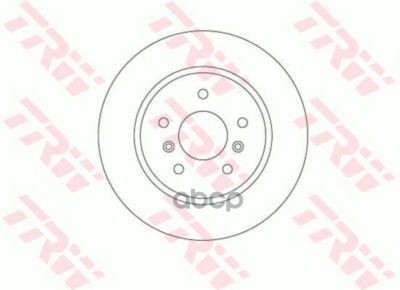 Диск тормозной задний NISSAN QASHQAI II 13- DF6787 TRW арт. DF6787