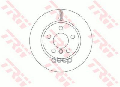 Диск тормозной передний MINI (F55-F57) 12/13- DF6799 TRW арт. DF6799