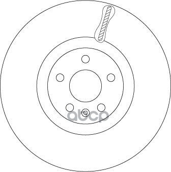 Диск тормозной передний VOLVO S60 III (224)/XC60 II (246)/XC90 II (256) DF6939S TRW арт. DF6939S