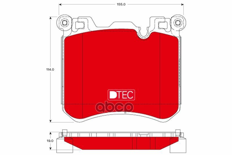 Колодки передние BMW X5 F15 GDB1826DTE TRW арт. GDB1826DTE
