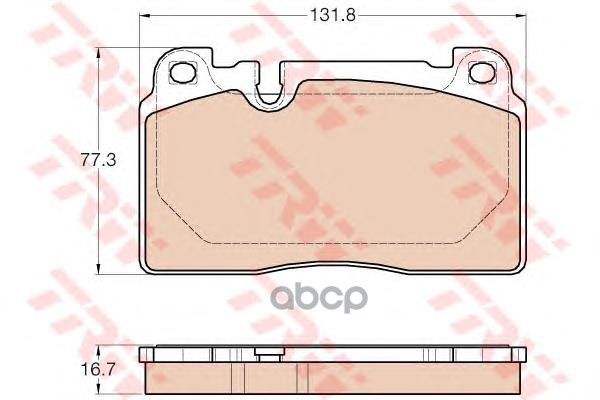 Колодки передние AUDI Q5 (8R) 2012- GDB1974 TRW арт. GDB1974