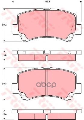 Колодки Тормозные Дисковые | Перед | TRW арт. GDB3221