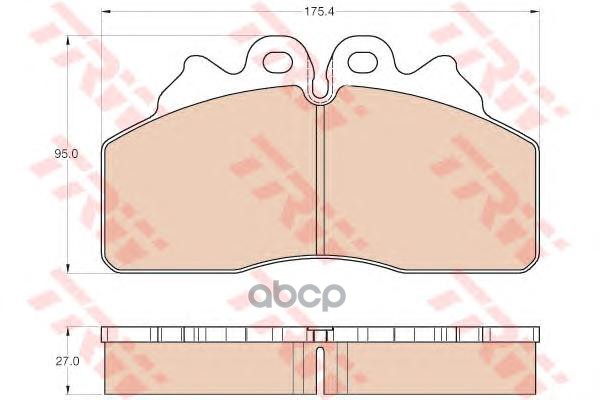 Колодки Тормозные Iveco Eurocargo TRW арт. GDB5113