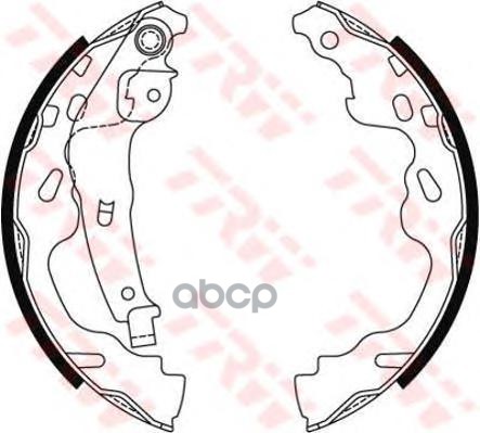 Колодки Тормозные Барабанные Задн Citroen: C1 05-,  Peugeot: 107 05-,  Suzuki: Swift Iii 05-,  Toyota: Aygo 05-, Yaris 99- TR...