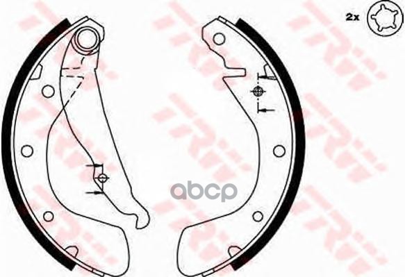 Колодки Барабанные Opel Astra F, Corsa C Gs8542 TRW арт. GS8542